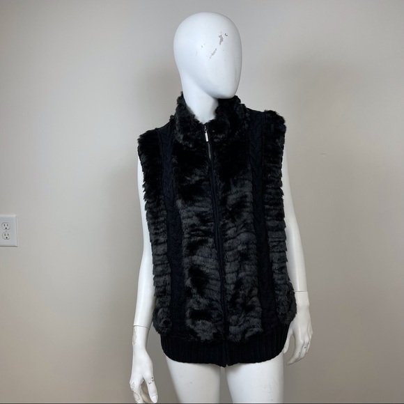 Carte Faux Fur Vest - Picture 1 of 4